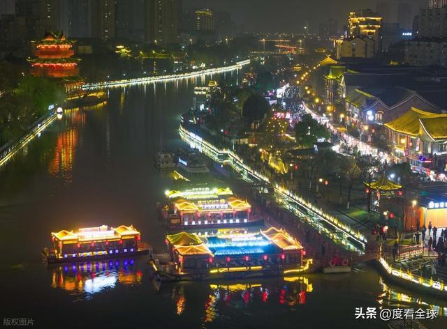 _淮安大运河夜景_2021淮安里运河灯会