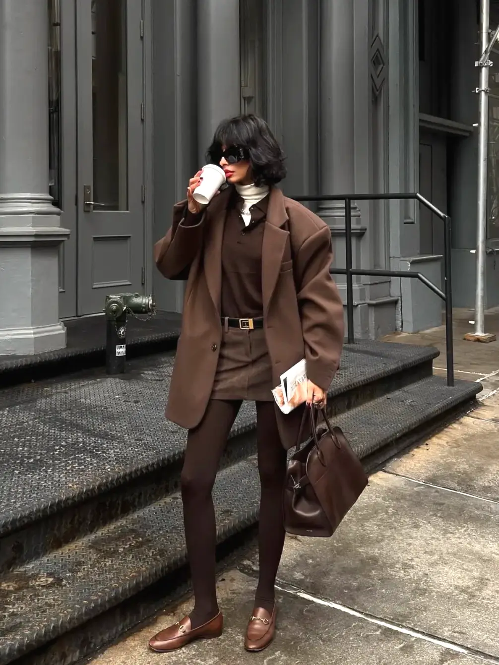 _棕色鞋好看吗_棕色鞋搭配什么颜色好看