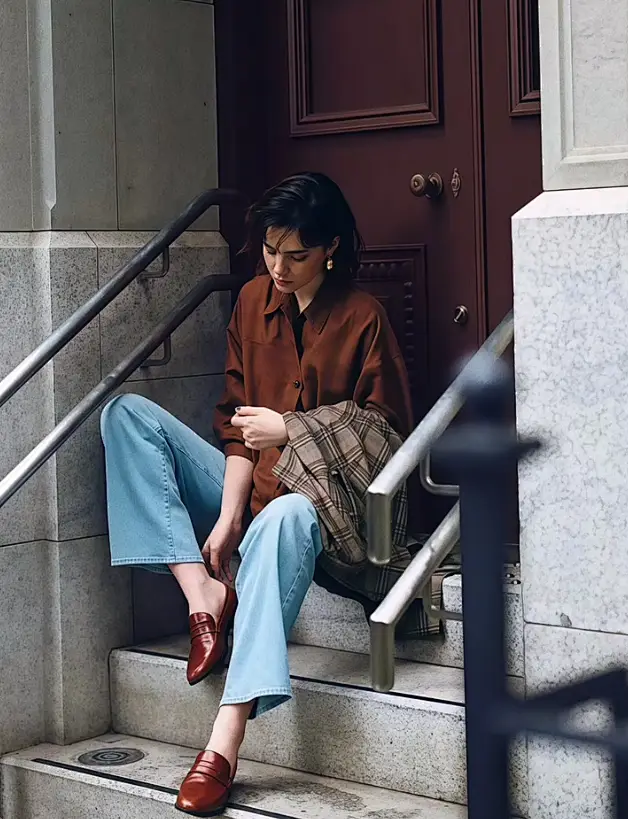 _棕色鞋好看吗_棕色鞋搭配什么颜色好看