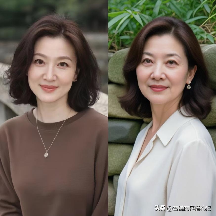 显年轻短烫发__气质显年轻的短发烫发