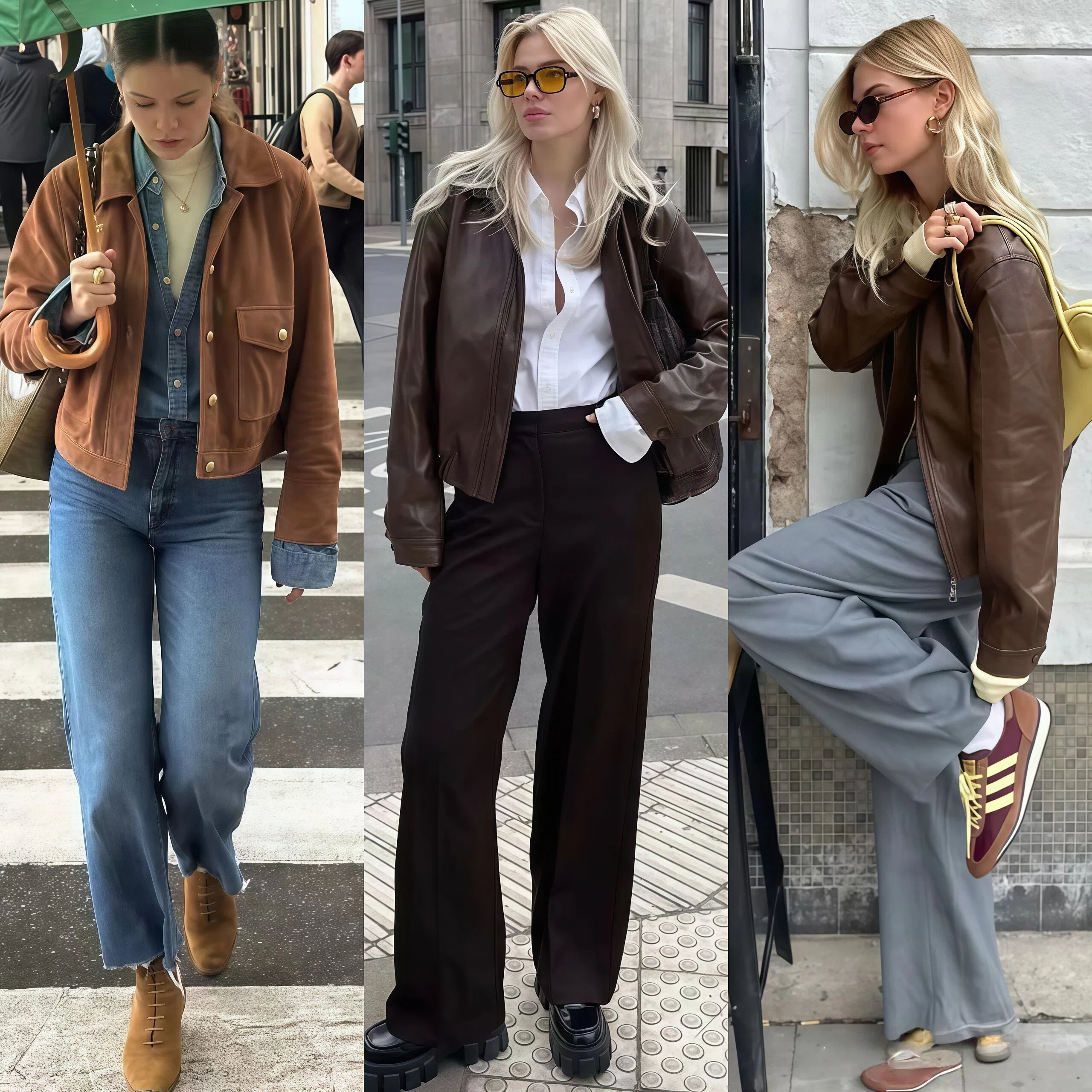 _阔腿裤收裤脚_阔腿收口裤子