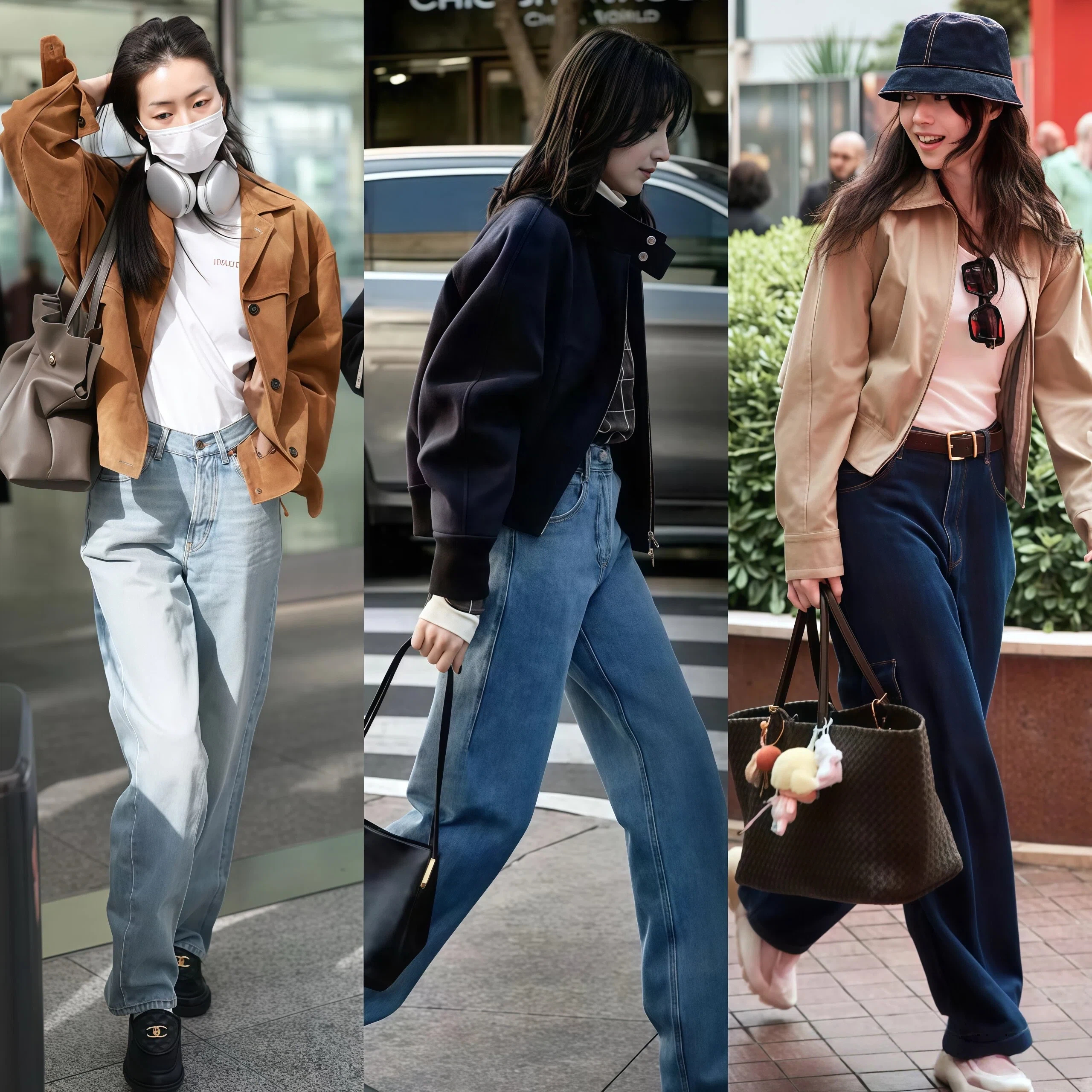 阔腿收口裤子__阔腿裤收裤脚