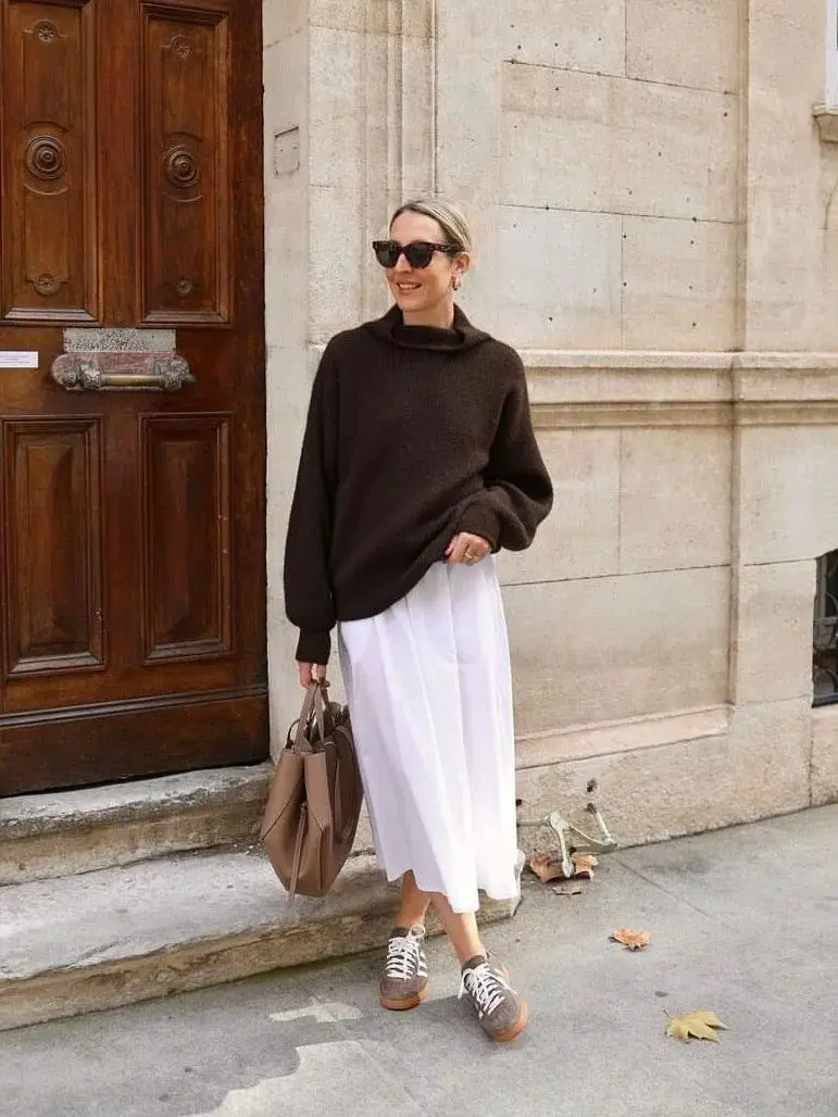 _鞋子搭配裙子_休闲鞋搭裙子