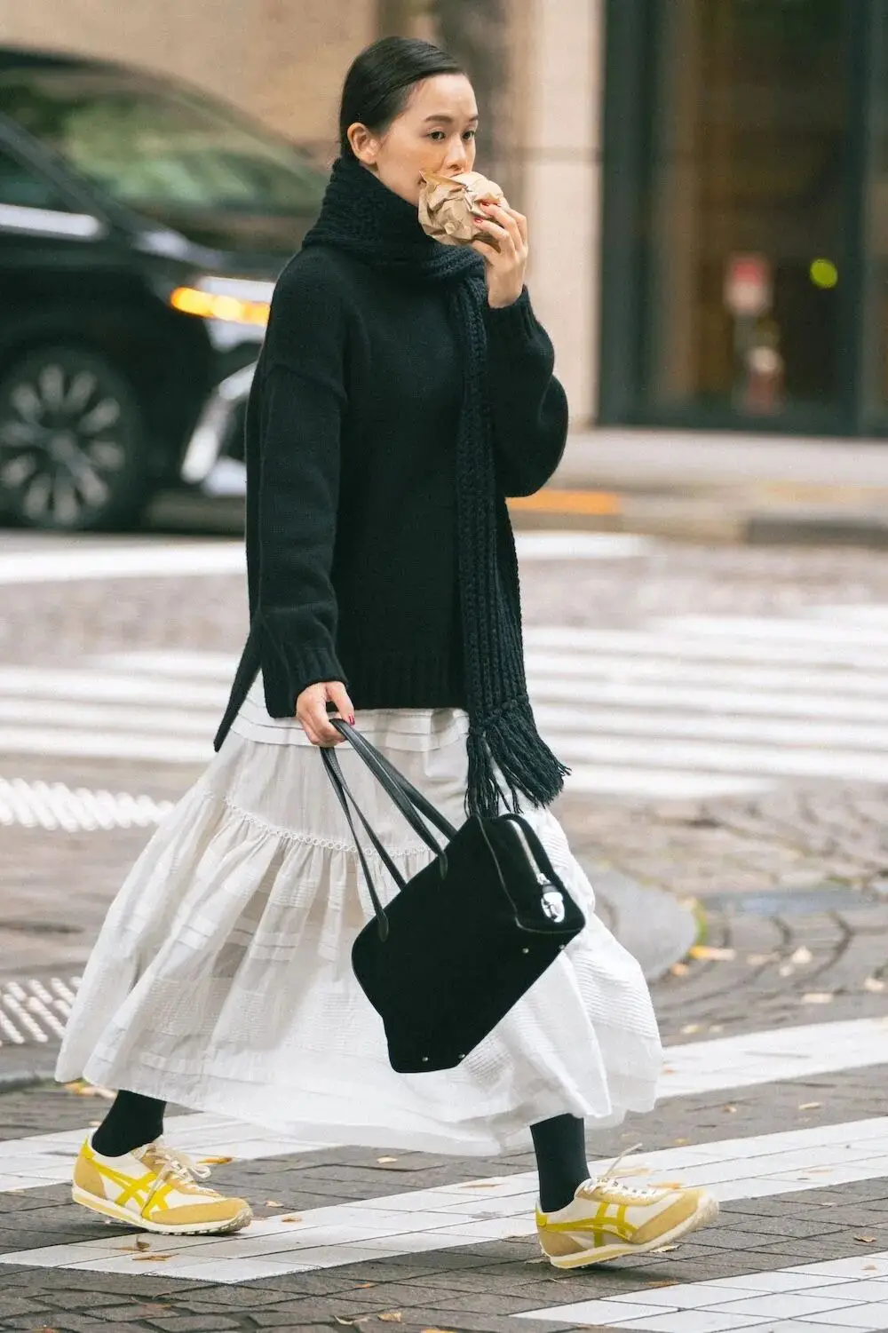 _鞋子搭配裙子_休闲鞋搭裙子