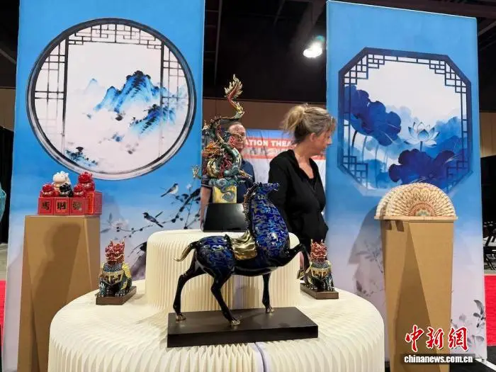 中国文创亮相洛杉矶 文化体验助力旅游推广