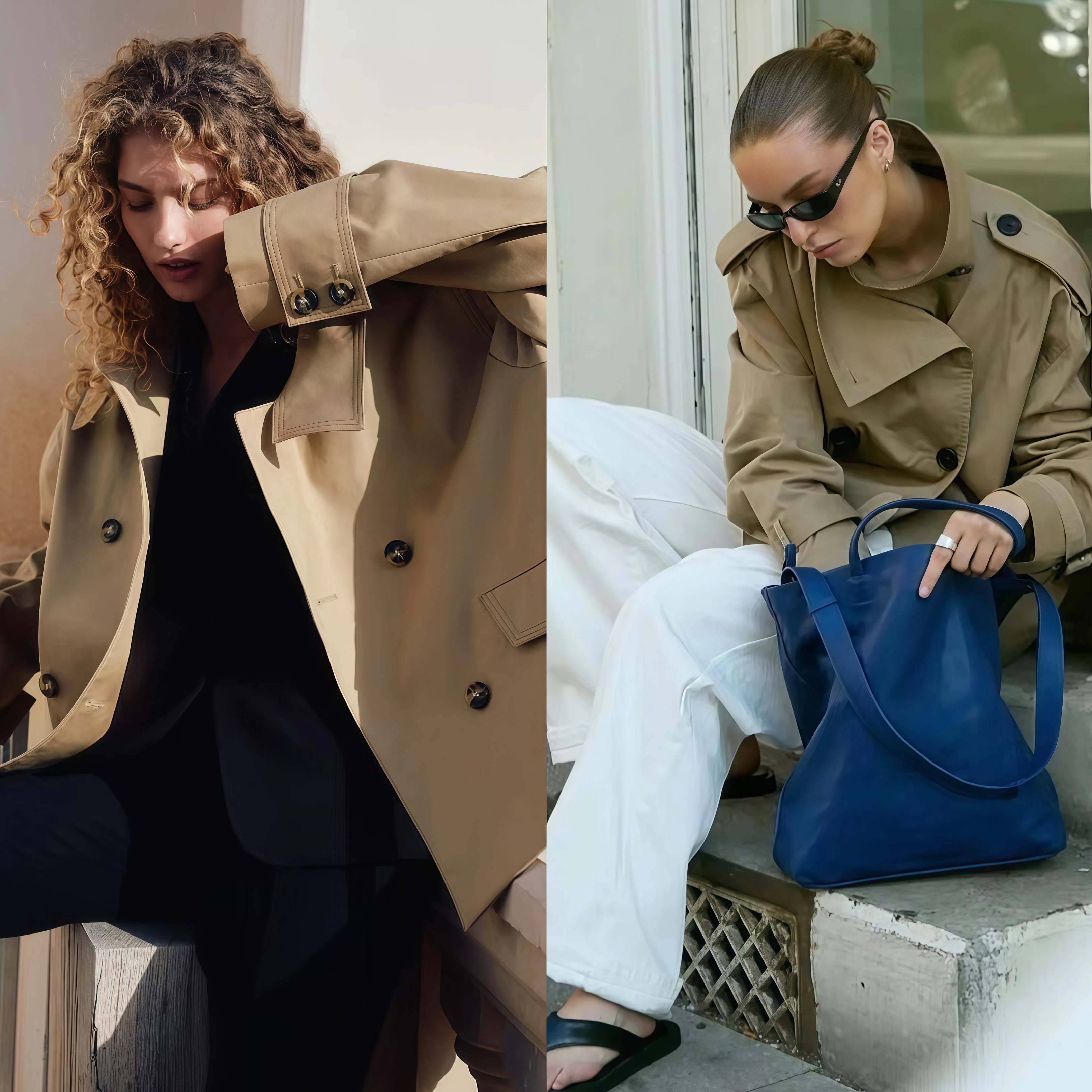 春季风衣穿搭_春季流行风衣_