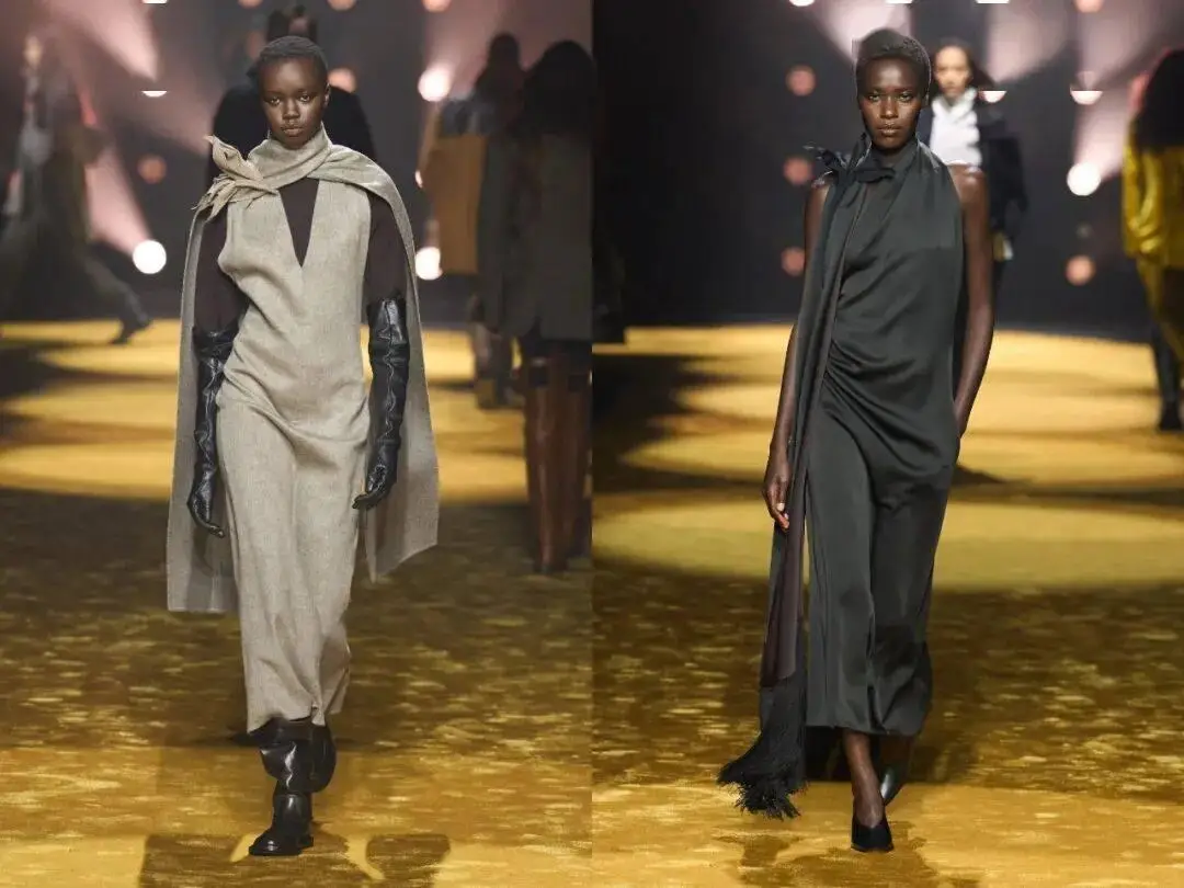 米兰的时尚_米兰时装周手绘设计图_