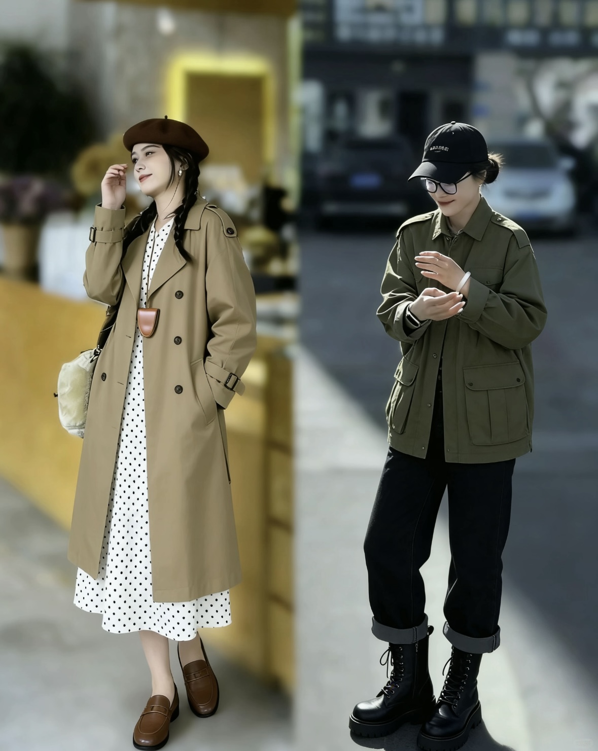 _春季时髦穿搭_春季穿衣搭配