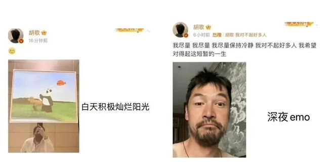 胡歌被正式确诊为早F晚E,粉丝们都痛心不已