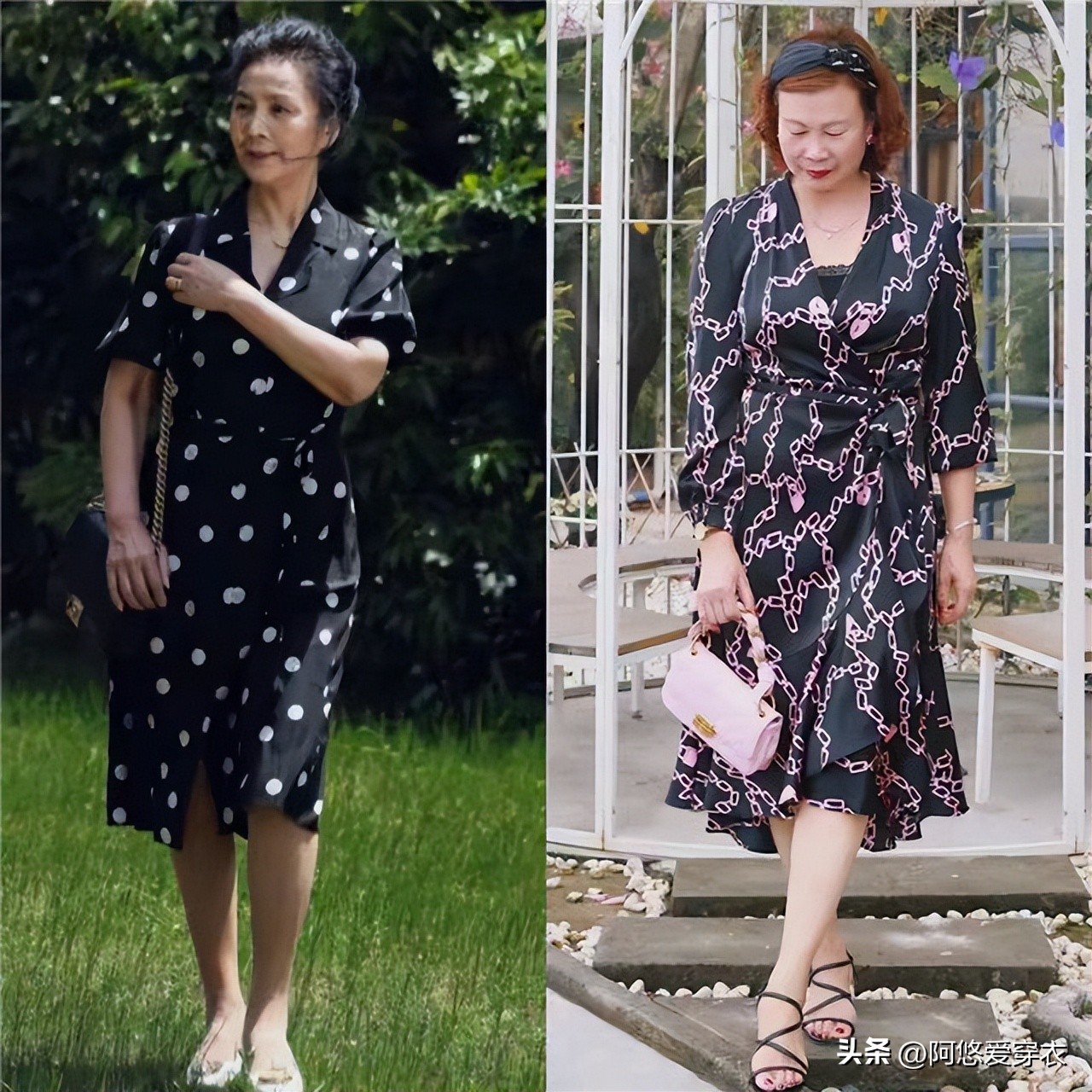 韩国气质优雅模特__高中女裙子