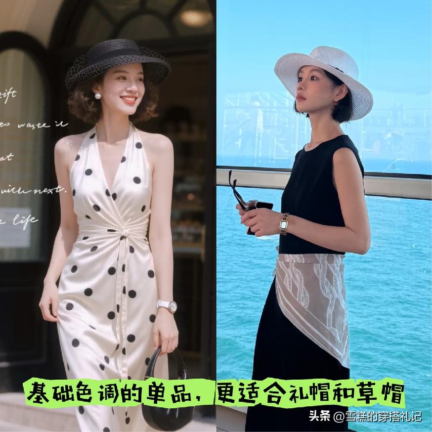 _帽子素颜好看显戴夏天脸小吗_帽子显脸大